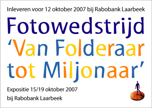 boekje spaarweek rabobank fotowedstrijd