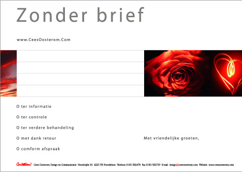 zonder brief cees oosterom design en communicatie